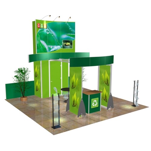 20x20 Custom Island w/ Free Graphics and Delivery - SKU #2020-6280