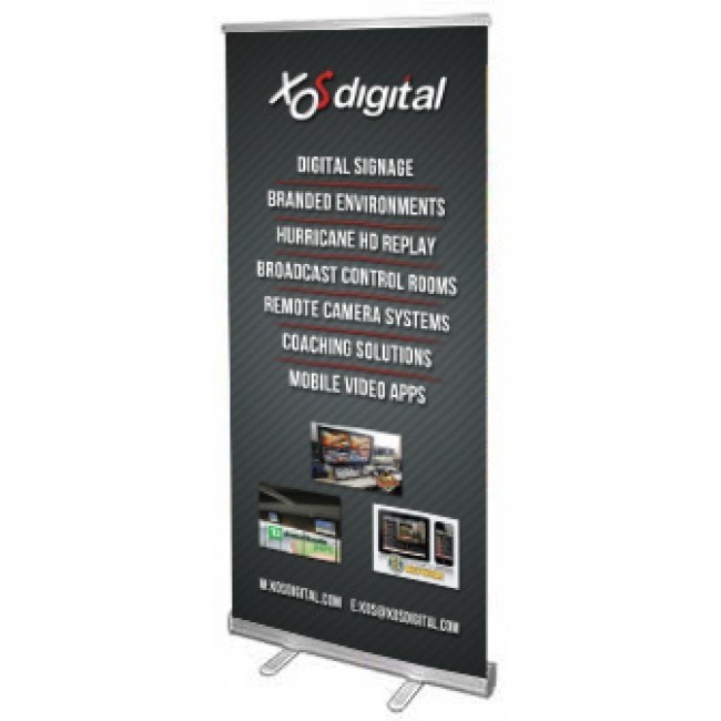 Economy Retractable Banner Stand 39“ w/ Free Single Sided Graphic Print  - SKU #6112-39