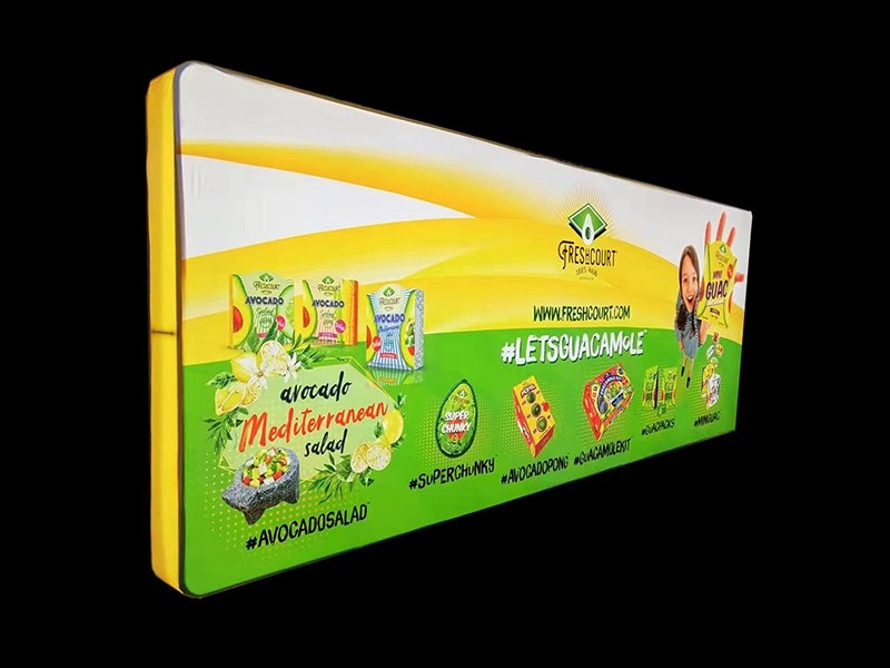 iTube LED Fabric Wall 20ft x 8Ft x D1ft. w/ Free Dye Sub Graphics - SKU #63LW-2081