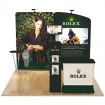 iWave Booth Display 10Ft x 10Ft w/ Free Dye Sub Graphics - SKU #1010A