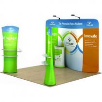 iWave Booth Display 10Ft x 10Ft w/ Free Dye Sub Graphics - SKU #1010-6310S