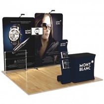iWave Booth Display 10Ft x 10Ft w/ Free Dye Sub Graphics - SKU #1010B