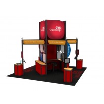 20x20 Custom Island w/ Free Graphics and Delivery - SKU #2020-6349