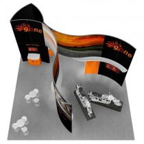 30 x 30 Island Exhibits Fabric w/ Free Dye Sub Graphics - SKU #3030-6302