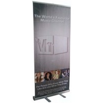 Premium Retractable Banner Stand 39" w/ Free Single Sided Graphic Print  - SKU #6115-39