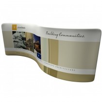 iCurve 20Ft. Serpentine Wave Fabric Displays Budget Package w/ Free Dye Sub Graphics - SKU #6320S-20BP