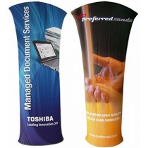 Double Sided Dye Sub Graphics Only - iCone Curved Top Fabric Wave Display - SKU #6321C-RG