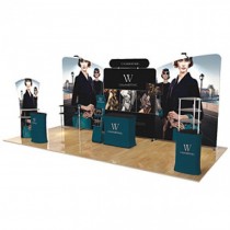 iWave Booth Display 10Ft x 20Ft w/ Free Dye Sub Graphics - SKU #1020FI