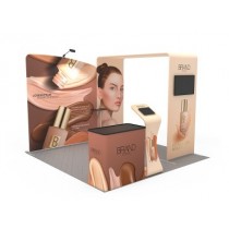 iWave Booth Display 10Ft x 10Ft w/ Free Dye Sub Graphics - SKU #11B6