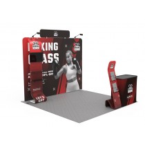 iWave Booth Display 10Ft x 10Ft w/ Free Dye Sub Graphics - SKU #11BF