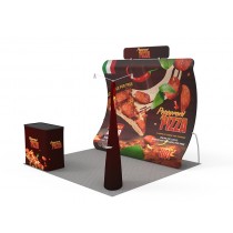 iWave Booth Display 10Ft x 10Ft w/ Free Dye Sub Graphics - SKU #11BH