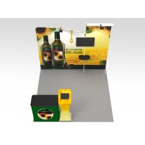 iWave Booth Display 10Ft x 10Ft w/ Free Dye Sub Graphics - SKU #11B17