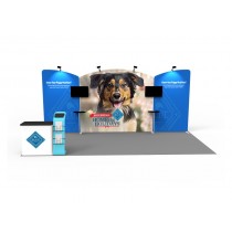 iWave Booth Display 10Ft x 20Ft w/ Free Dye Sub Graphics - SKU #12B2