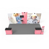  iWave Booth Display 10Ft x 20Ft w/ Free Dye Sub Graphics - SKU #12B4