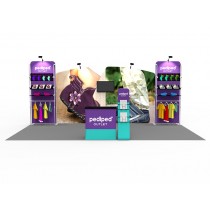 iWave Booth Display 10Ft x 20Ft w/ Free Dye Sub Graphics - SKU #12B16