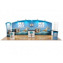 iWave Booth Display 10Ft x 20Ft w/ Free Dye Sub Graphics - SKU #12BF