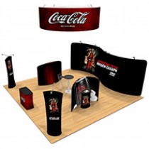 iWave Booth Display 20Ft x 20Ft w/ Free Dye Sub Graphics - SKU #22W-007