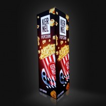 Replacement Graphic Only - Heat Transfer Dye Sub 3ft x 3Ft x 10ft. iTube LED Fabric Tower - SKU #63LT-3310RG