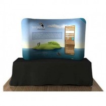 Dye Sub Graphics Only - iTop 6Ft. Wave Fabric Tabletop Displays - SKU #6319-6RG