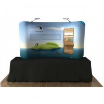  Dye Sub Graphics Only - iTop 8Ft. Wave Fabric Tabletop Displays - SKU #6319-8RG