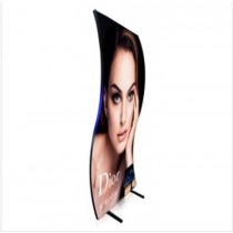 iFrame S-shaped Fabric 3ft x 6ft w/ Free Single Sided SEG Premium UV Fabric Graphic  - SKU #6380S-36