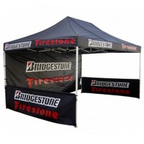 Canopy Tent 10x15ft Custom Printed Crank-up Top w/ Free Full Color Dye Sub Fabric Graphics - SKU #6610-1015