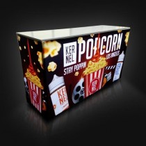 iTube LED 6ft x 2Ft x H42in. Fabric Counter w/ Free Dye Sub Graphics - SKU #63LC-6242