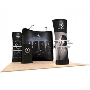 iWave Booth Display 10Ft x 10Ft w/ Free Dye Sub Graphics - SKU #1010-6310