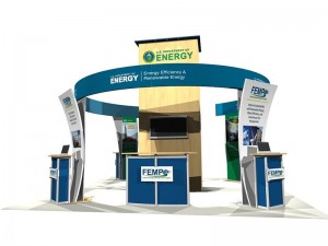 20x20 Custom Island w/ Free Graphics and Delivery - SKU #2020-6302