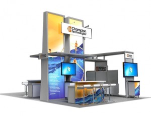 20x20 Custom Island w/ Free Graphics and Delivery - SKU #2020-6253
