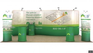 iWave Booth Display 10Ft x 20Ft w/ Free Dye Sub Graphics - SKU #1020-6320S