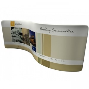 iCurve 20Ft. Serpentine Wave Fabric Displays Budget Package w/ Free Dye Sub Graphics - SKU #6320S-20BP