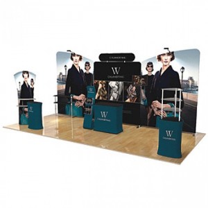 iWave Booth Display 10Ft x 20Ft w/ Free Dye Sub Graphics - SKU #1020FI