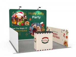 iWave Booth Display 10Ft x 10Ft w/ Free Dye Sub Graphics - SKU #11B1