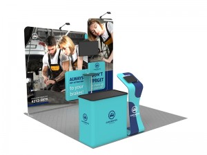 iWave Booth Display 10Ft x 10Ft w/ Free Dye Sub Graphics - SKU #11B3