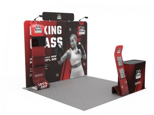 iWave Booth Display 10Ft x 10Ft w/ Free Dye Sub Graphics - SKU #11BF