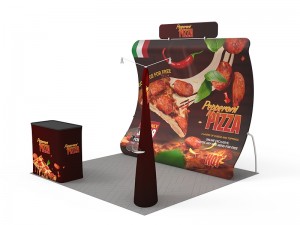 iWave Booth Display 10Ft x 10Ft w/ Free Dye Sub Graphics - SKU #11BH
