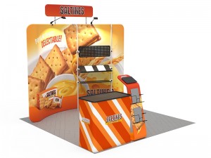iWave Booth Display 10Ft x 10Ft w/ Free Dye Sub Graphics - SKU #11B19