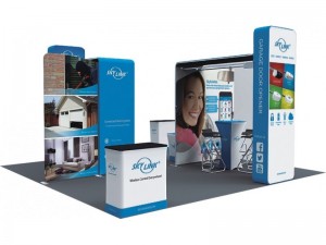 iWave Booth Display 20Ft x 20Ft w/ Free Dye Sub Graphics - SKU #22B7