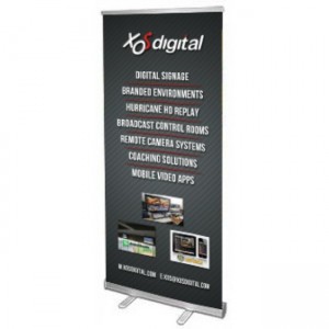 Economy Retractable Banner Stand 39“ w/ Free Single Sided Graphic Print  - SKU #6112-39