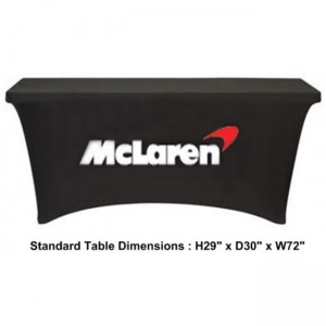 Customize 6 Ft. Full Color Stretch Table Cover w/ Free Graphic - SKU #6868-6