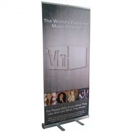 Premium Retractable Banner Stand 39" w/ Free Single Sided Graphic Print  - SKU #6115-39