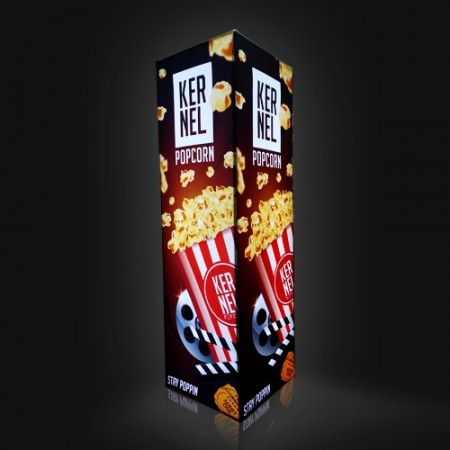 iTube LED 3ft x 3Ft x H10ft. Fabric Tower w/ Free Dye Sub Graphics - SKU #63LT-3310