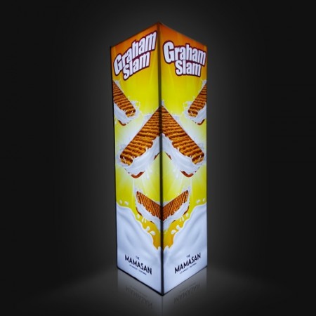 iTube LED 3ft x 3Ft x H8ft. Fabric Tower w/ Free Dye Sub Graphics - SKU #63LT-338